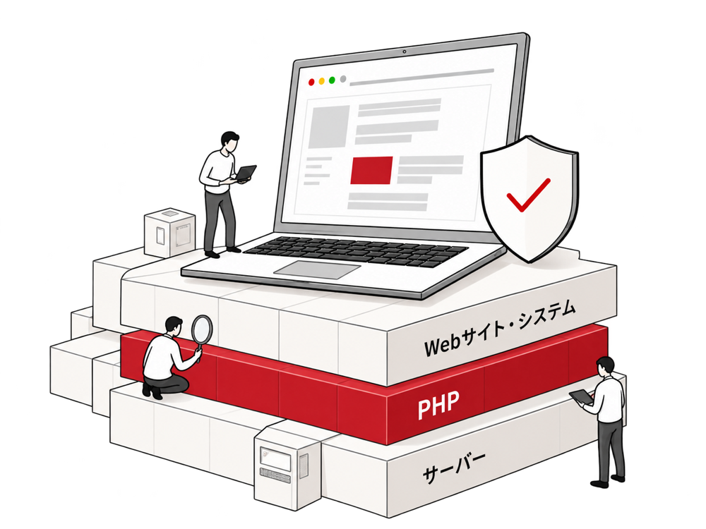 PHPを土台から確認するイメージ
